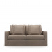 2.5 Seater Sofa Lennox, Melting Silver