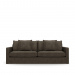 3,5 Seater Sofa Lennox, Mud