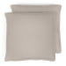 Bellagio Outdoor Box Cushion 50x50 Set of 2, sunbrella solid, stone