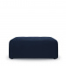 Verona Outdoor Footstool, sunbrella solid, blazer