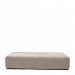 Verona Outdoor Footstool XL, sunbrella solid, stone