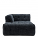 Modulares Sofa The Jones, Lounge-Modul Links, Jeans