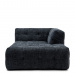 Modulares Sofa The Jones, Lounge-Modul Rechts, Jeans