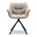 Swivel Dining Armchair Carnaby Natural