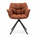 Swivel dining chair Carnaby, Brown