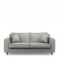Kendall Sofa 2,5 Seater, velvet, platinum