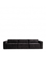 The Jagger Modular Sofa 3,5 Seater, velvet I, grimaldi grey