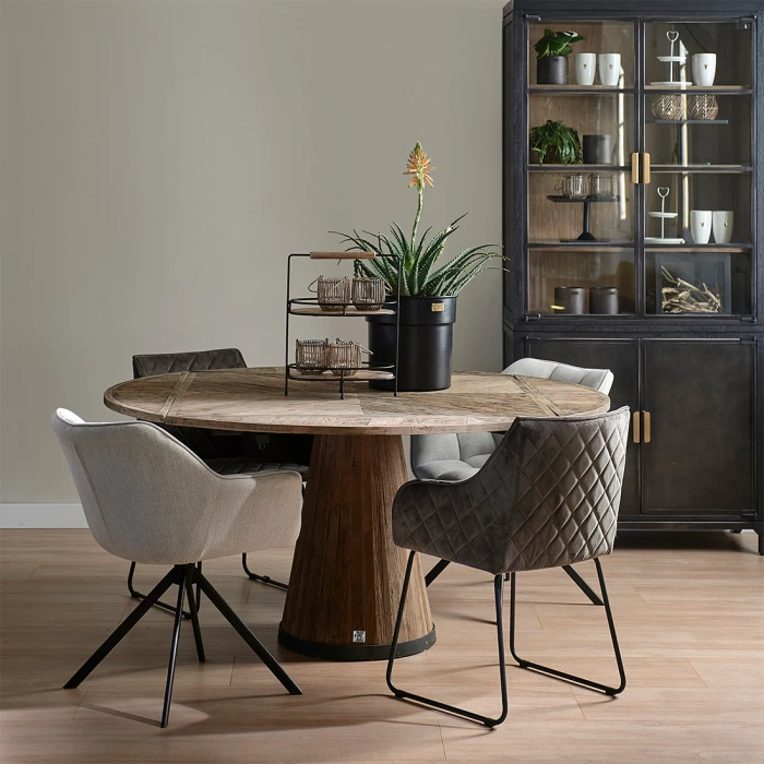 Buy the Frisco Drive Dining Chair Anthracite Online Riviera Maison