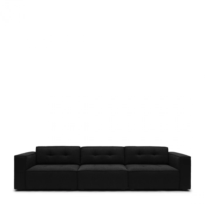 Brandon 3,5 seater Modular Sofa, boucle, black swan Rivièra Maison