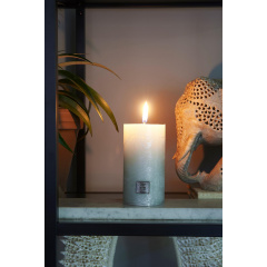 Rustic Candle pearl jade 7x13