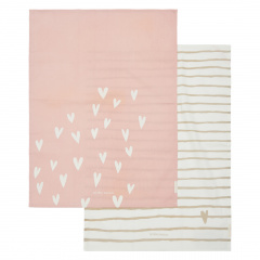 Lots Of Love Tea Towel 2 pieces