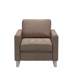 West Houston Armchair, celtic weave, melting silver