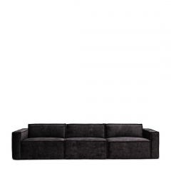 The Jagger Modular Sofa 3,5 Seater, velvet I, grimaldi grey