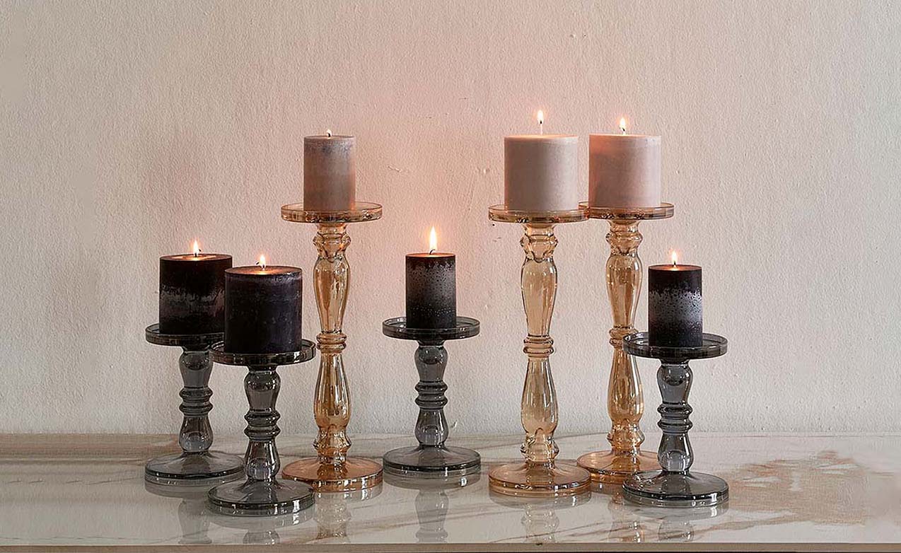 Curved candles